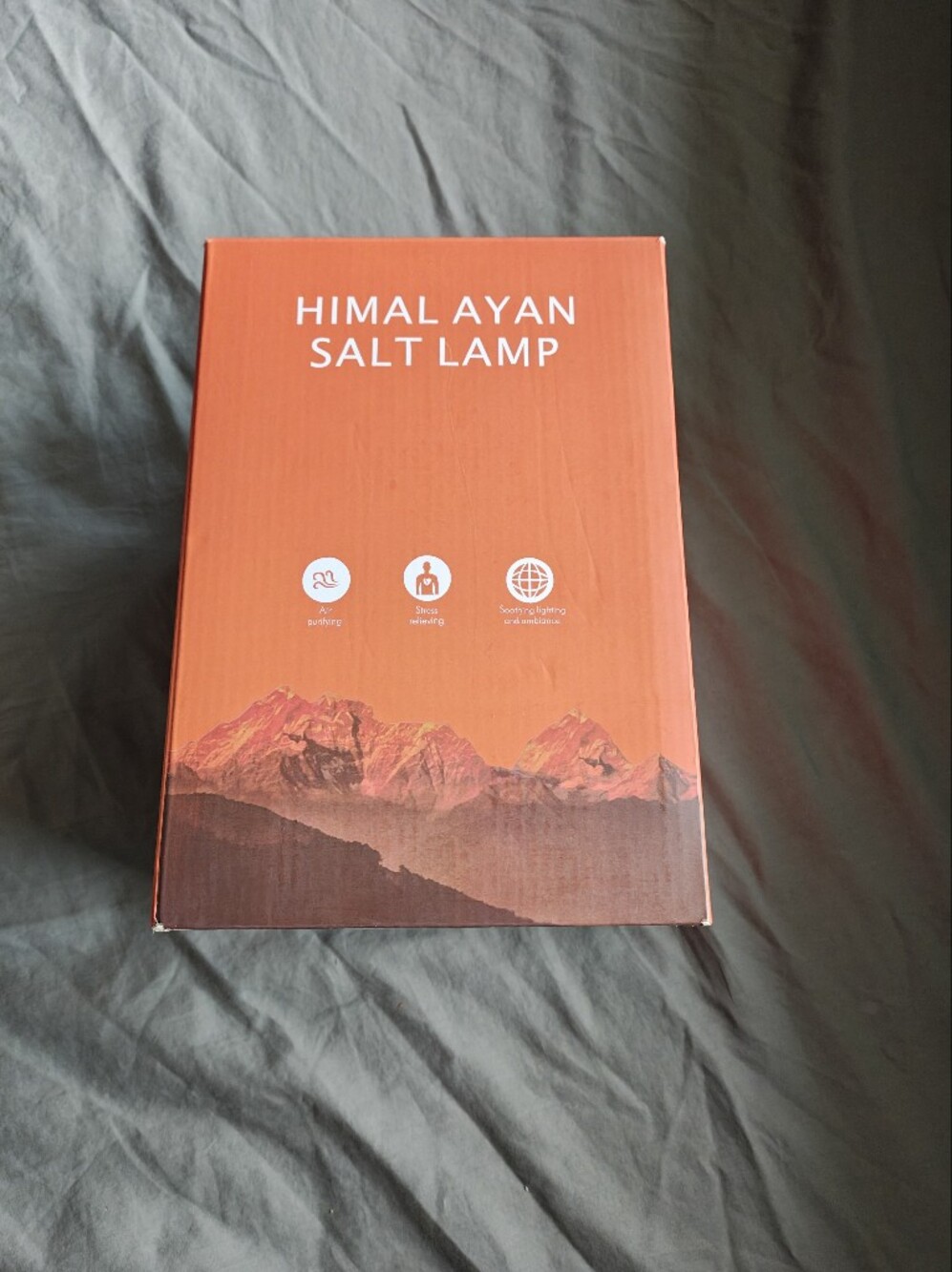 Himalayan Salt Lamp - Orange Natural Glow